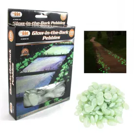 100 PCS Glow in The Dark Pebbles Glowing Rocks Fish Tank Garden Luminous