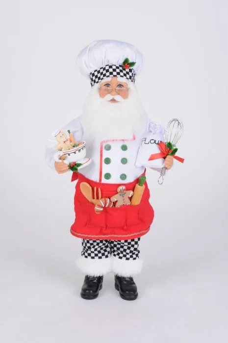 Baking Cookies Santa
