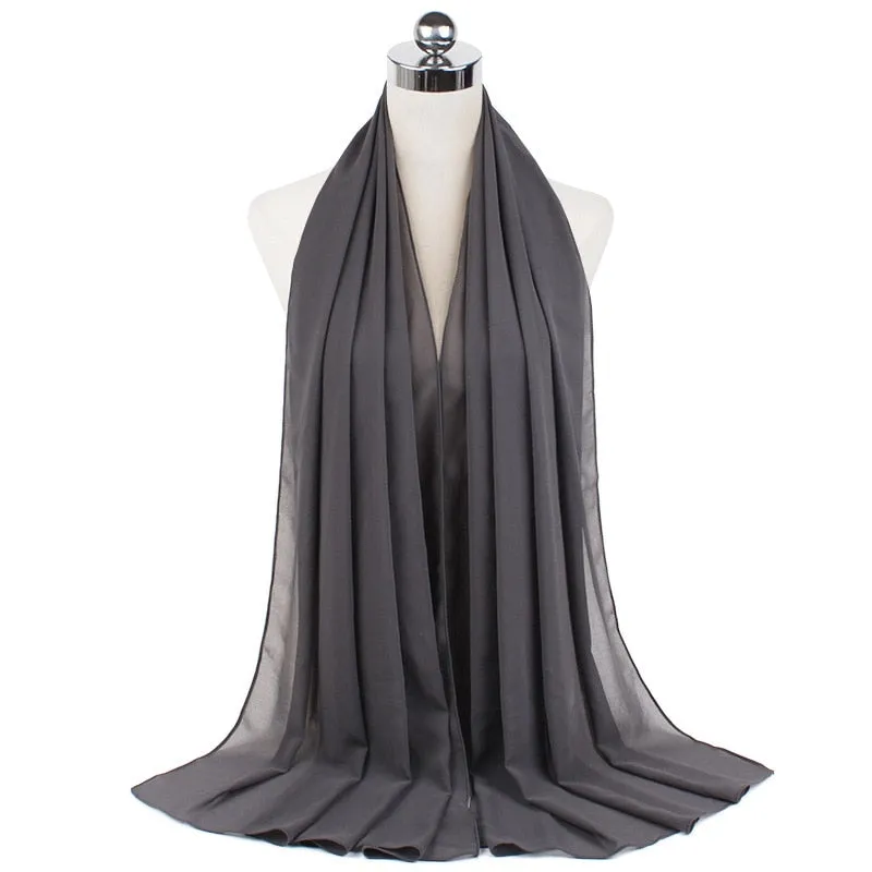 Chiffon Hijab Shawls Scarf