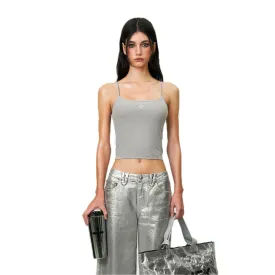 Compass Hug Extra-Long Sports Strap Top Gray