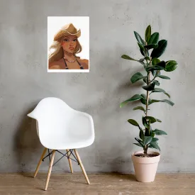 Cowgirl by Ginnijoie - Poster