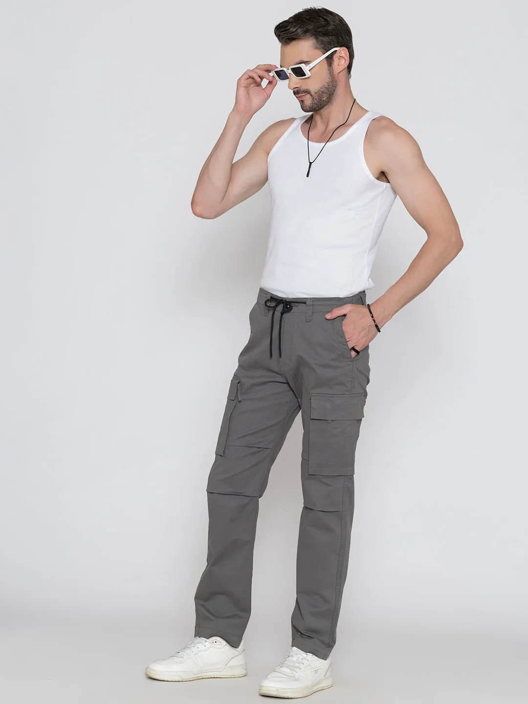 DARK GREY DC SLIM CARGO