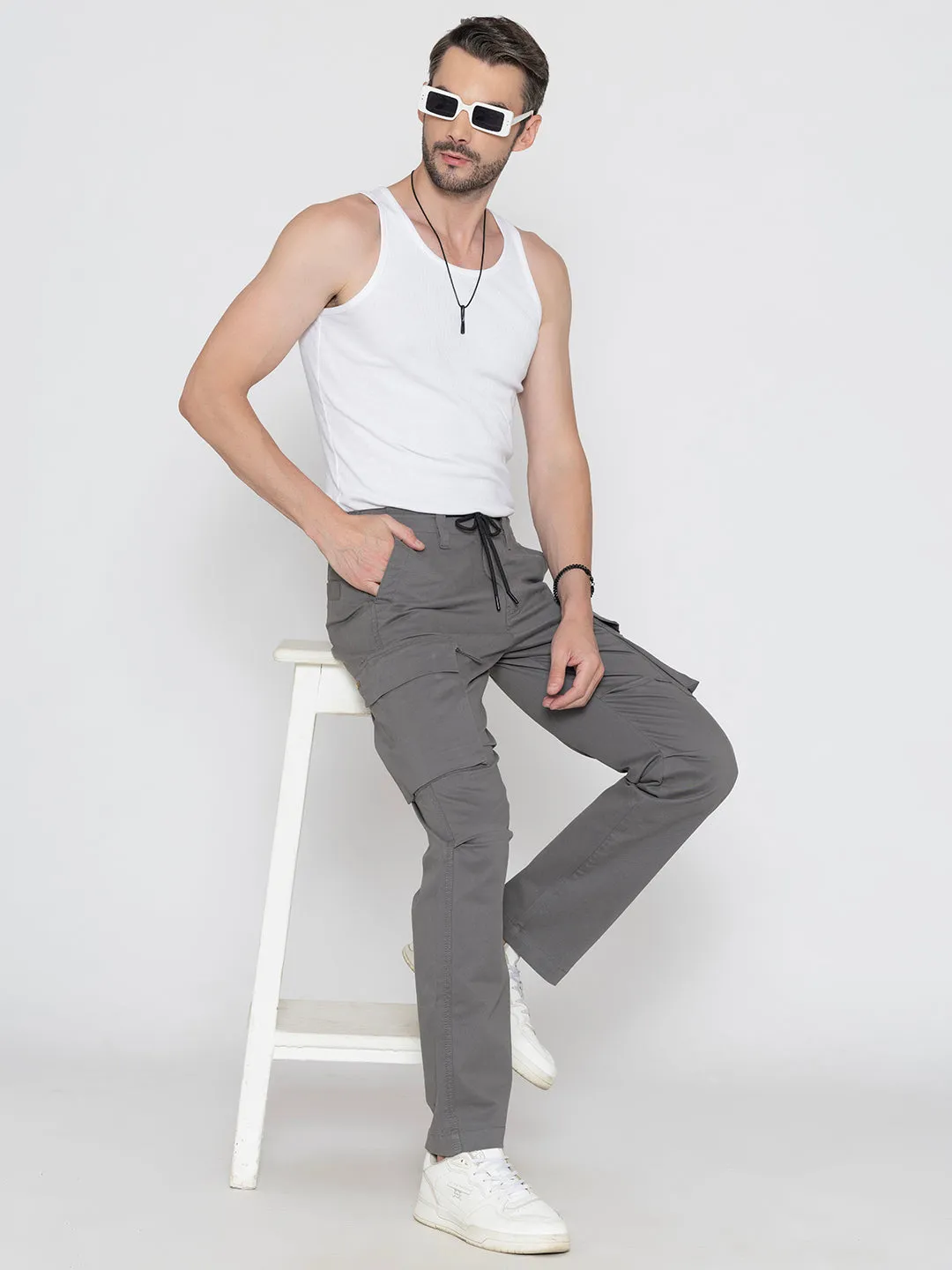 DARK GREY DC SLIM CARGO