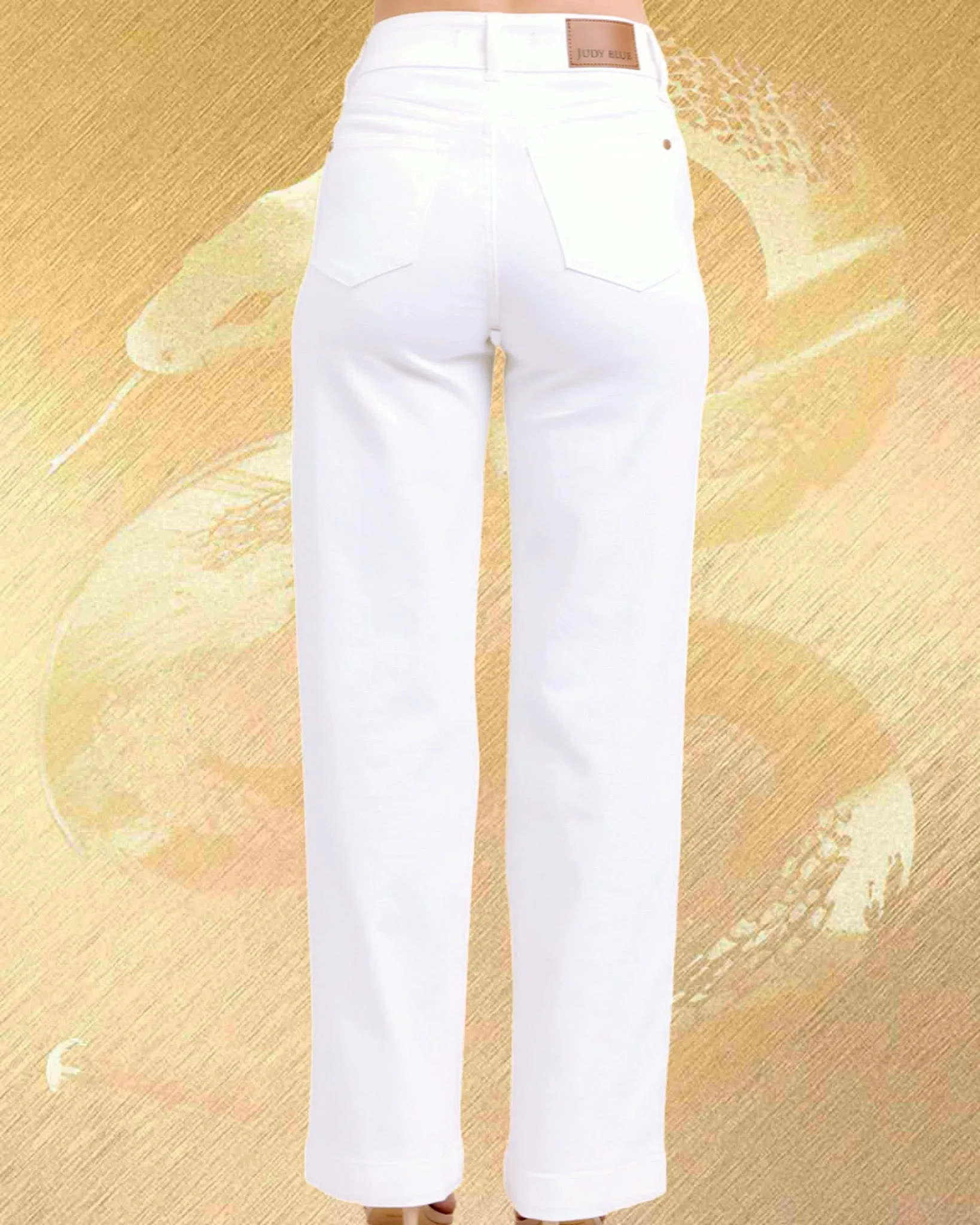 Double Button Wide Leg Trousers - Judy Blue