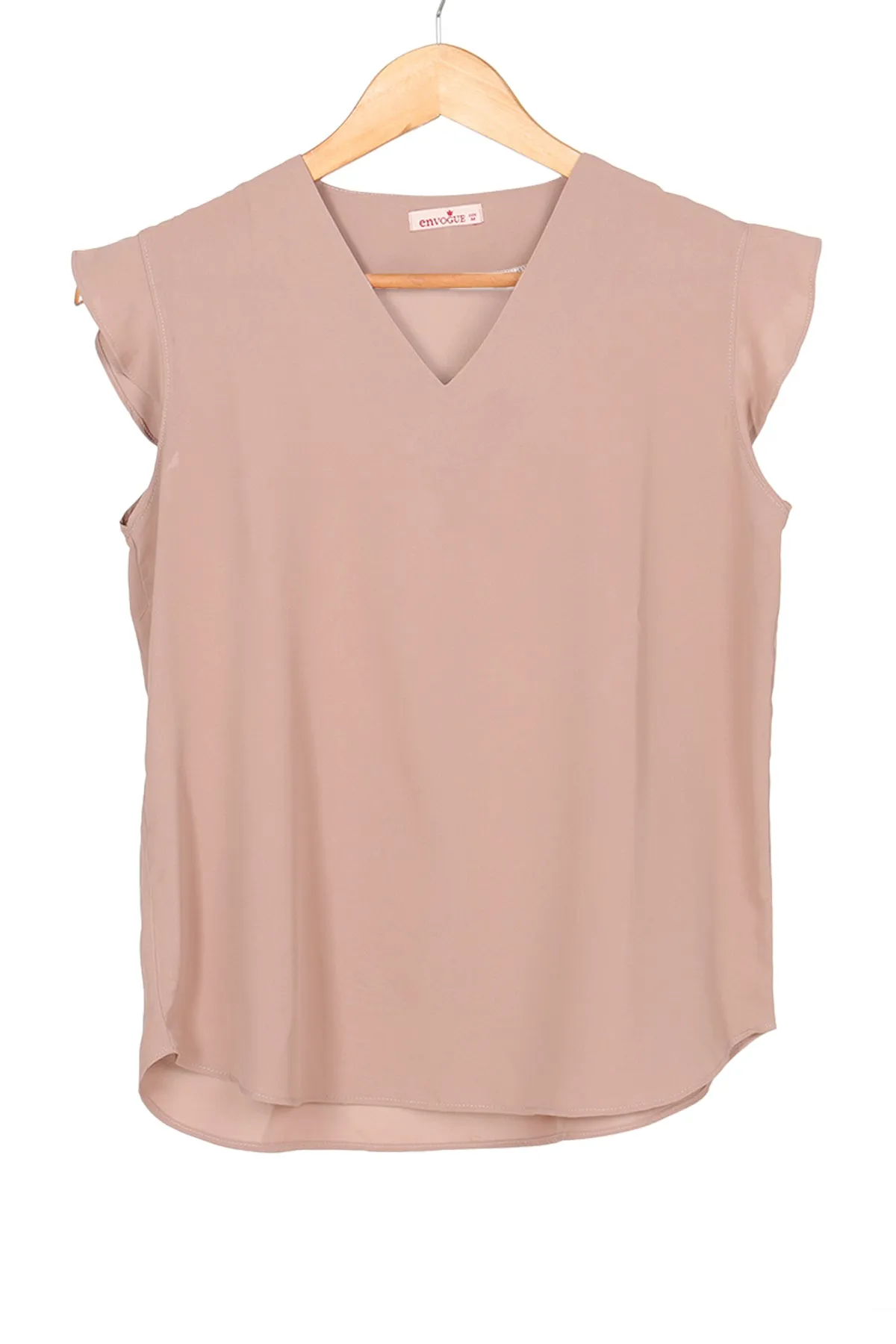 Envogue Women's Chic Plain Office Blouse