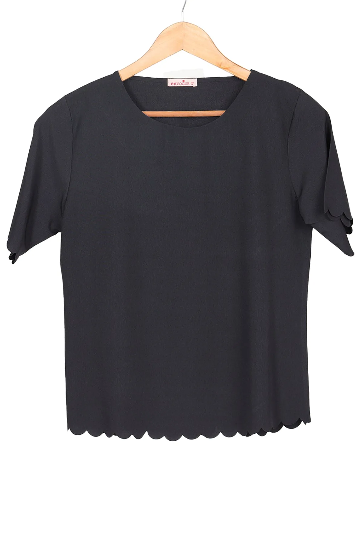 Envogue Women's Elbow Length Chic Office Blouse
