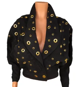 GALAXY denim batwing jacket