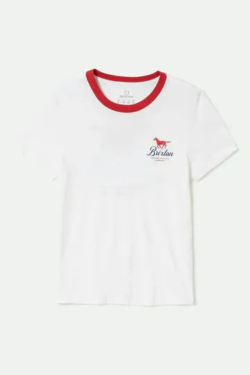 Leisure Activity Fitted Crew T-Shirt | White