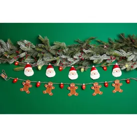 Mud Pie Garland Tin Christmas
