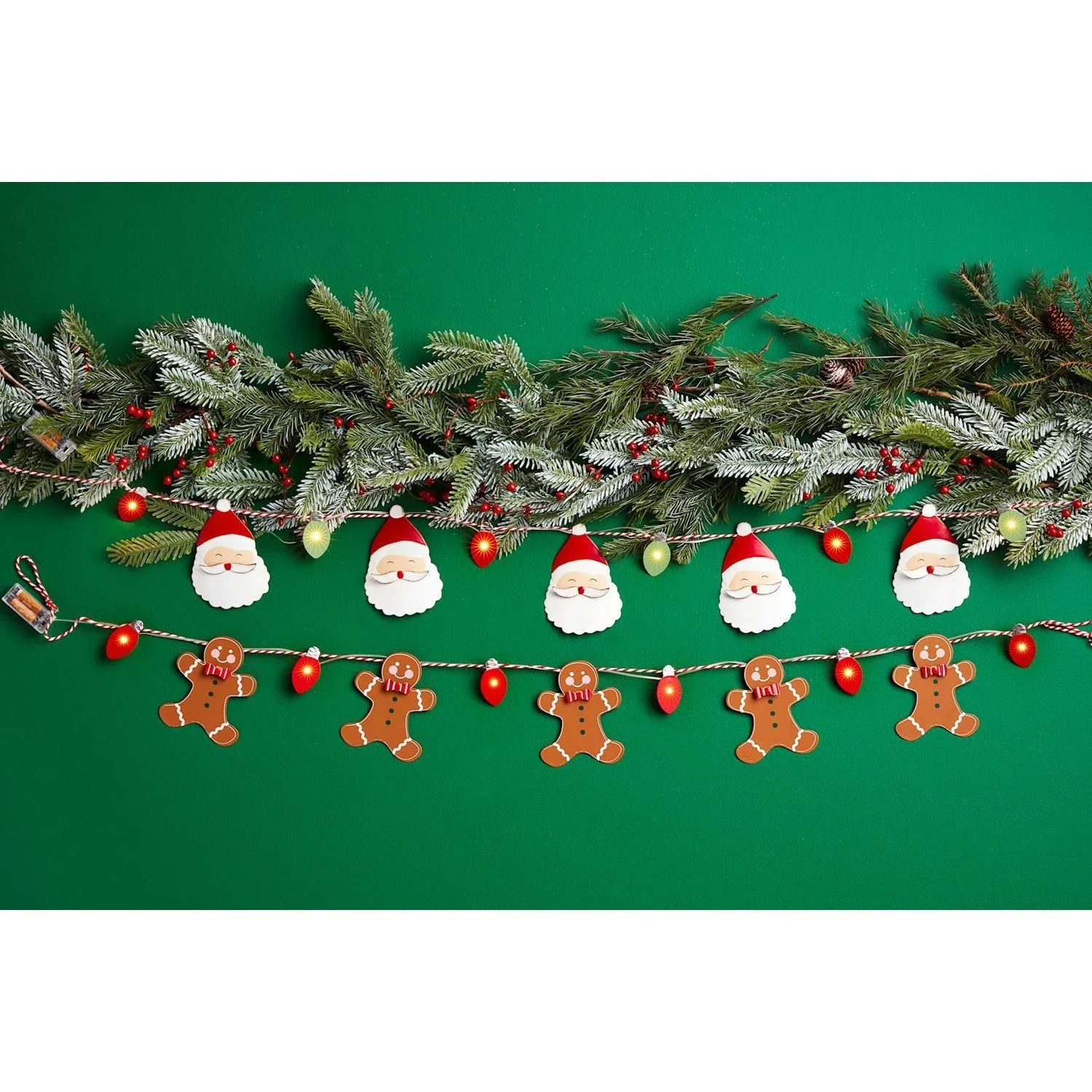 Mud Pie Garland Tin Christmas