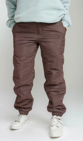 R206947 -Water Proof Puffer Pants - Brown