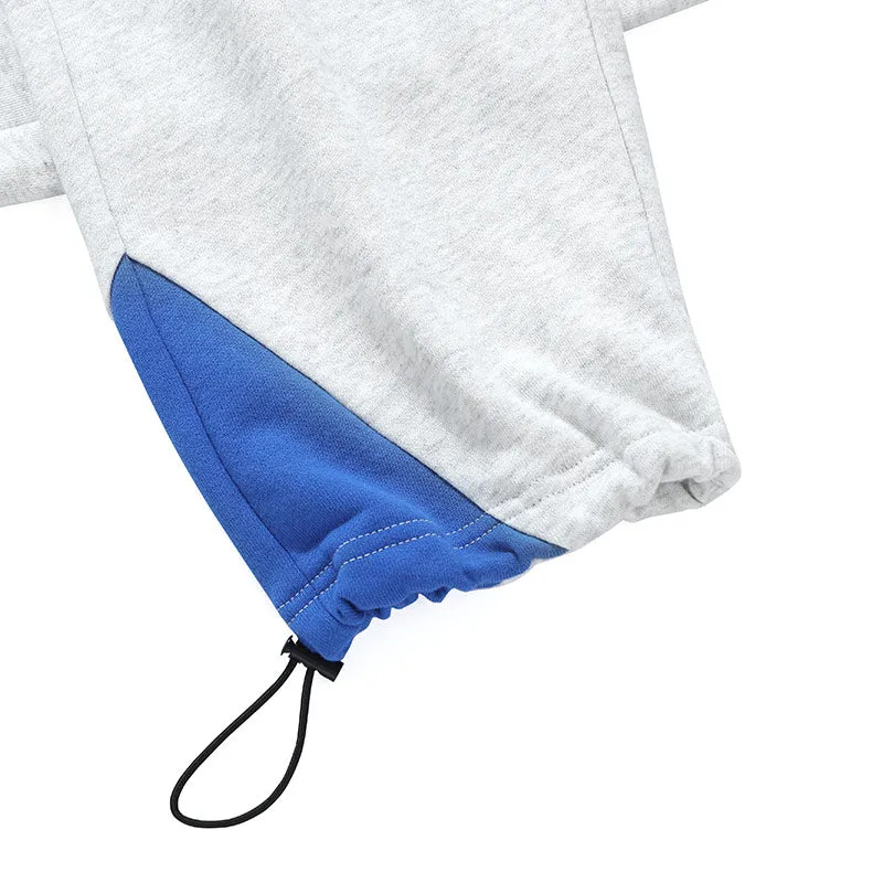 Safari Style Color Block Spliced Jogger Sporty Pants